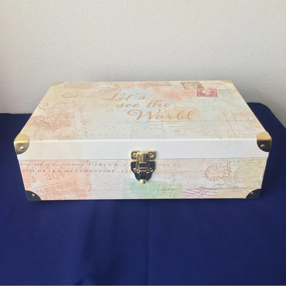 Decorative Luggage Storage Box / Suitcase Box Trunk